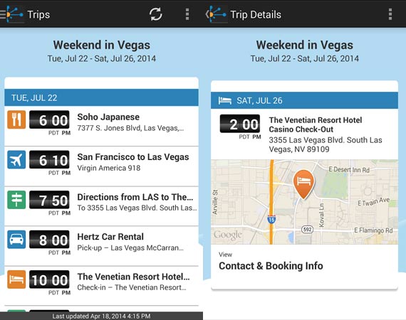 Aplicaciones para planear viajes en Android