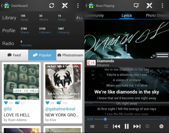 Apps para ver letras de canciones en Android