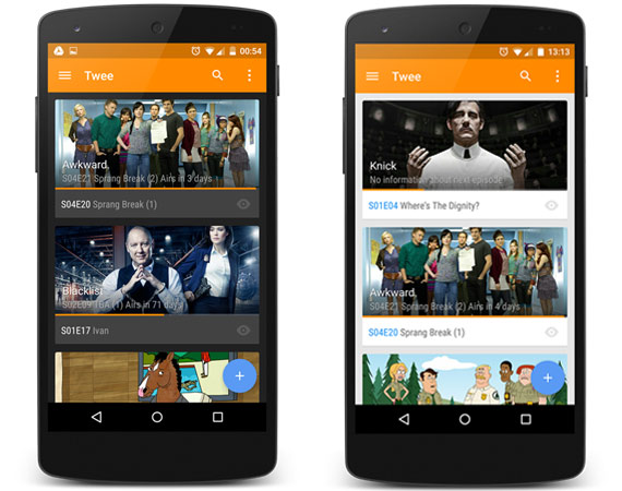 Apps Android para seguir series de TV