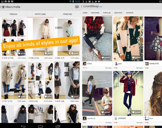 Apps Android gratis sobre moda