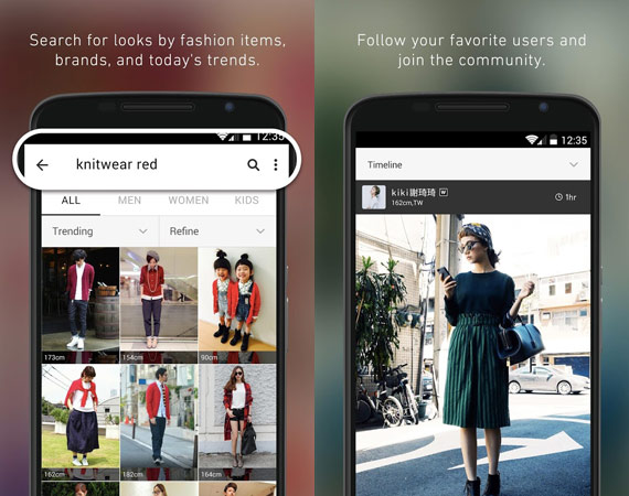 Apps Android gratis sobre moda