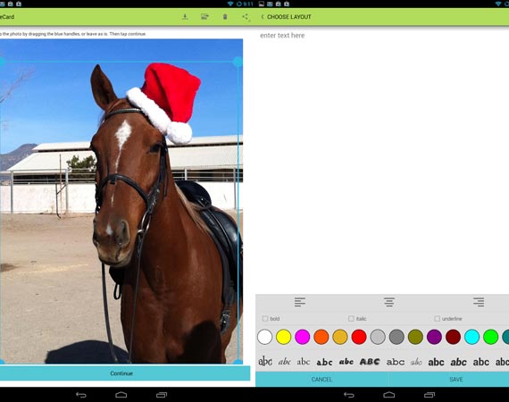 Apps Android para crear tarjetas de felicitación