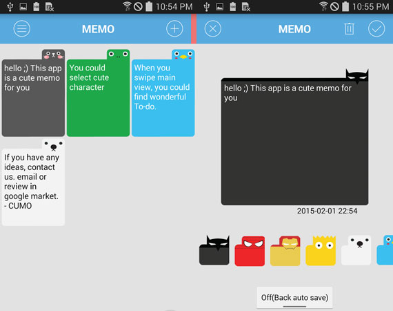 Apps con notas tipo Post-it para Android