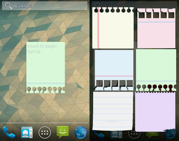 Apps con notas tipo Post-it para Android