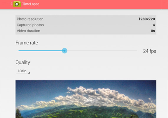 Aplicaciones para crear videos timelapse en Android