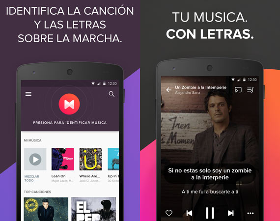 Aplicaciones Android para reconocer canciones