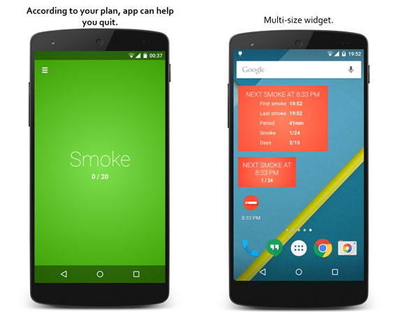 Aplicaciones Android para dejar de fumar