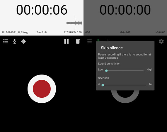 Aplicaciones Android para grabar sonido