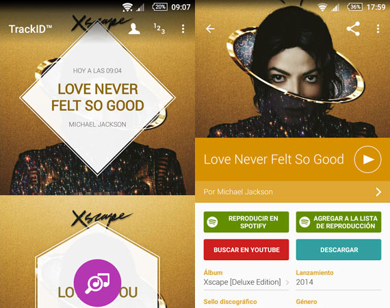 Aplicaciones Android para reconocer canciones