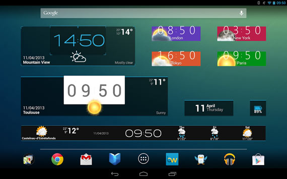 Widgets personalizados Android