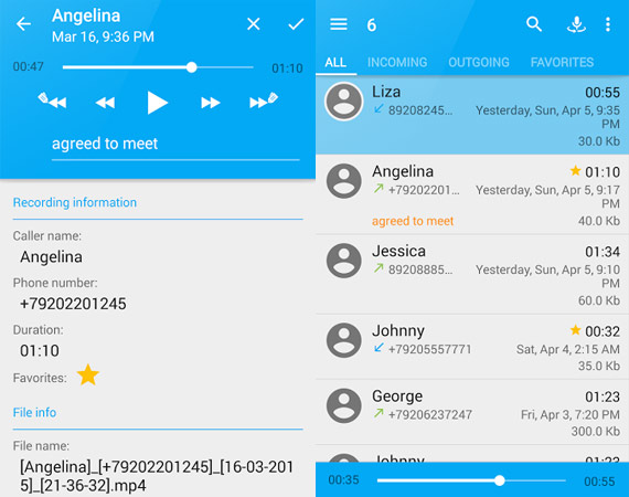Aplicaciones para grabar llamadas en Android