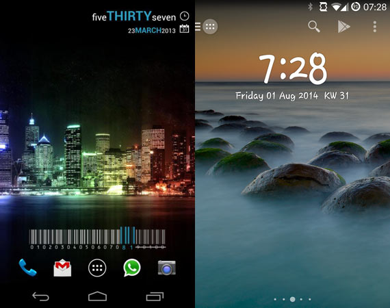 Widgets personalizados Android