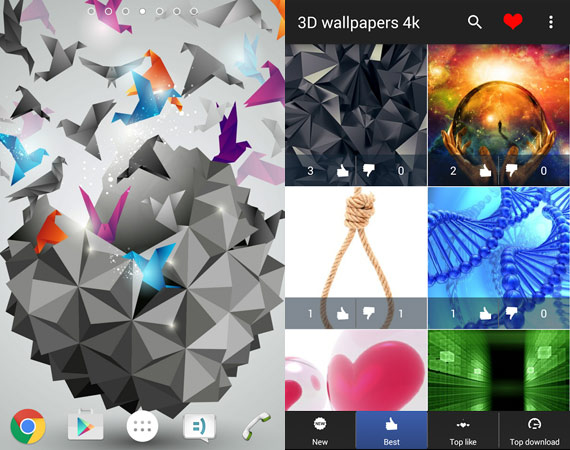Wallpapers temáticos para Android