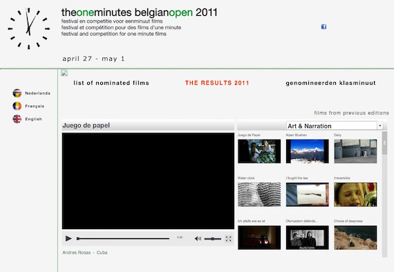 Festival Theoneminutes Belgianopen