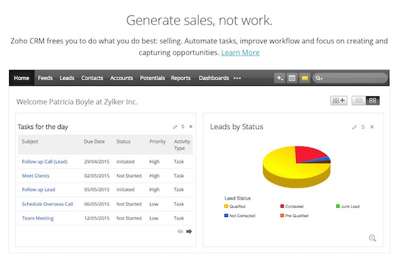 Zoho CRM: Gestión de clientes y campañas orientadas