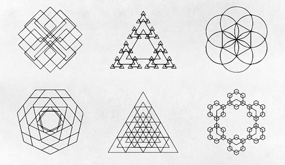 Figuras geométricas vectorizadas en varios formatos