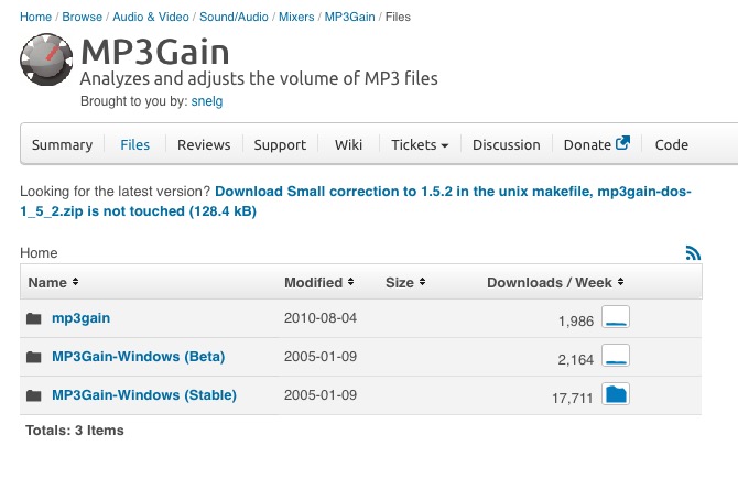 Subir el volumen a un MP3 con MP3Gain