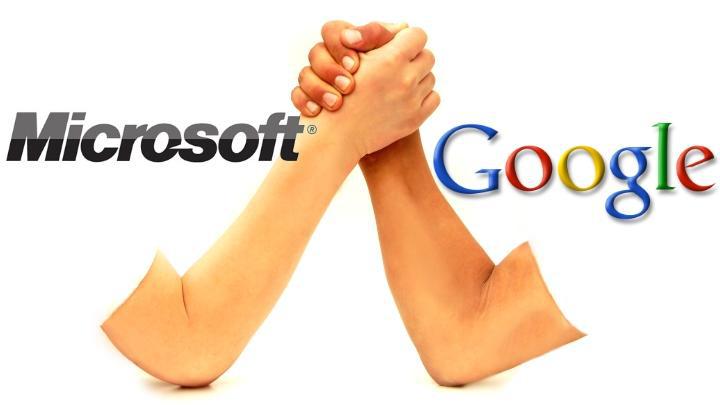 Google Vs. Microsoft: ¿Diferentes?