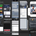 Vista previa del paquete de elementos para interfase de usuario de iOS5 en PSD