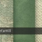 Muestrario de texturas de lino verde de FarFarHill