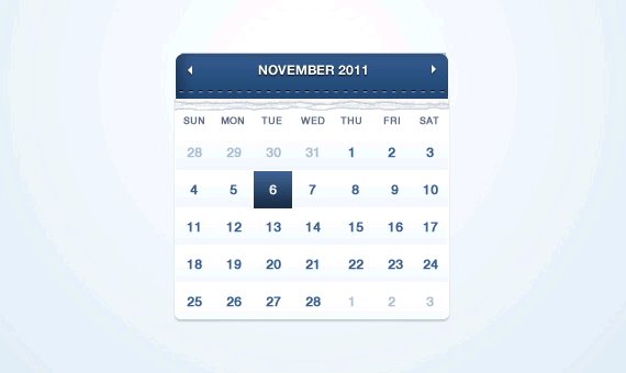 calendario gratis formato PSD