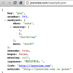 formatear visualizacion documento json en Chrome y Firefox