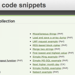 galeria de snippets php gratis
