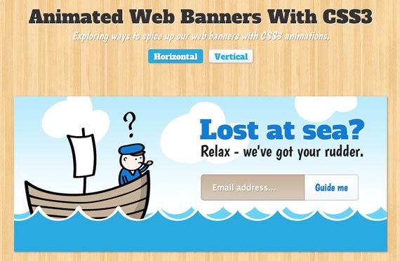 Demo de banners animados con CSS