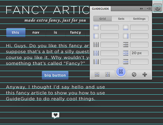 Plugin para Photoshop Grilla