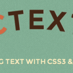 Texto Curvo CSS3 y jQuery