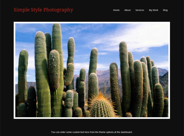 Theme para fotografía en Wordpress