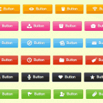 botones pictogramas CSS3
