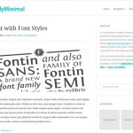 Theme minimalista para Wordpress