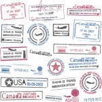 Vista previa de sellos postales vectorizados