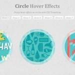 Vista previa de efecto hover sobre círculos con transiciones CSS