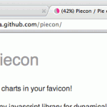 gráficas de torta en el favicon