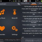 Lyrics en Android