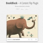 Vista previa de bookblock, slider estilo libro