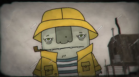 Captura de Fisher, corto de animación.