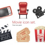 Iconos de cine en formato PNG