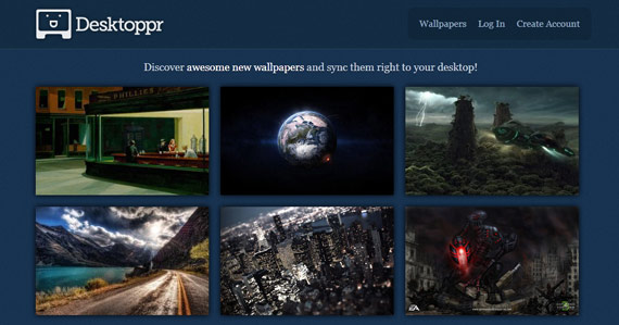 Descargar wallpapers directo a una cuenta en Dropbox