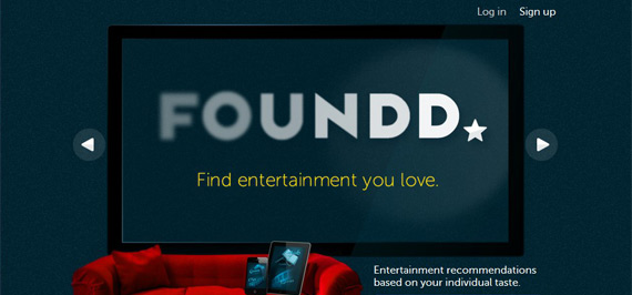 Foundd: Películas y entretenimiento en base a tus gustos