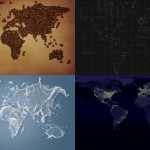 Mapas mundiales en alta resolución