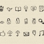 Iconos y formas para Photoshop sketchy