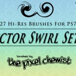 Brushes decorativos con swirls para Photoshop