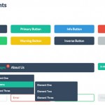 Elementos UI estilo plano