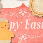 Retro Style Easter Kit - Scrapbook de Pascua