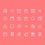 Iconos minimalistas
