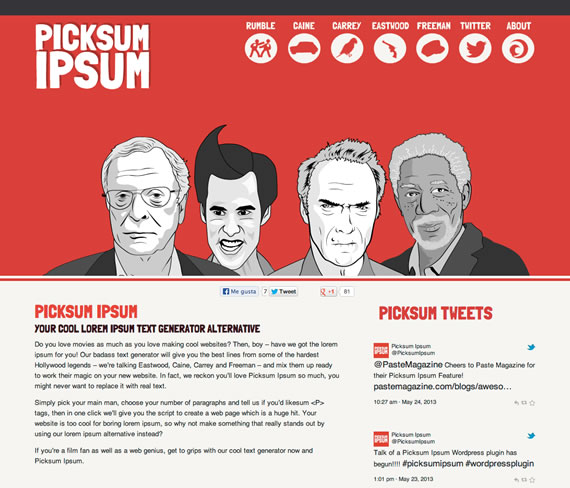 Picksum Ipsum