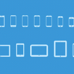 Iconos de dispositivos móviles en PSD y EPS